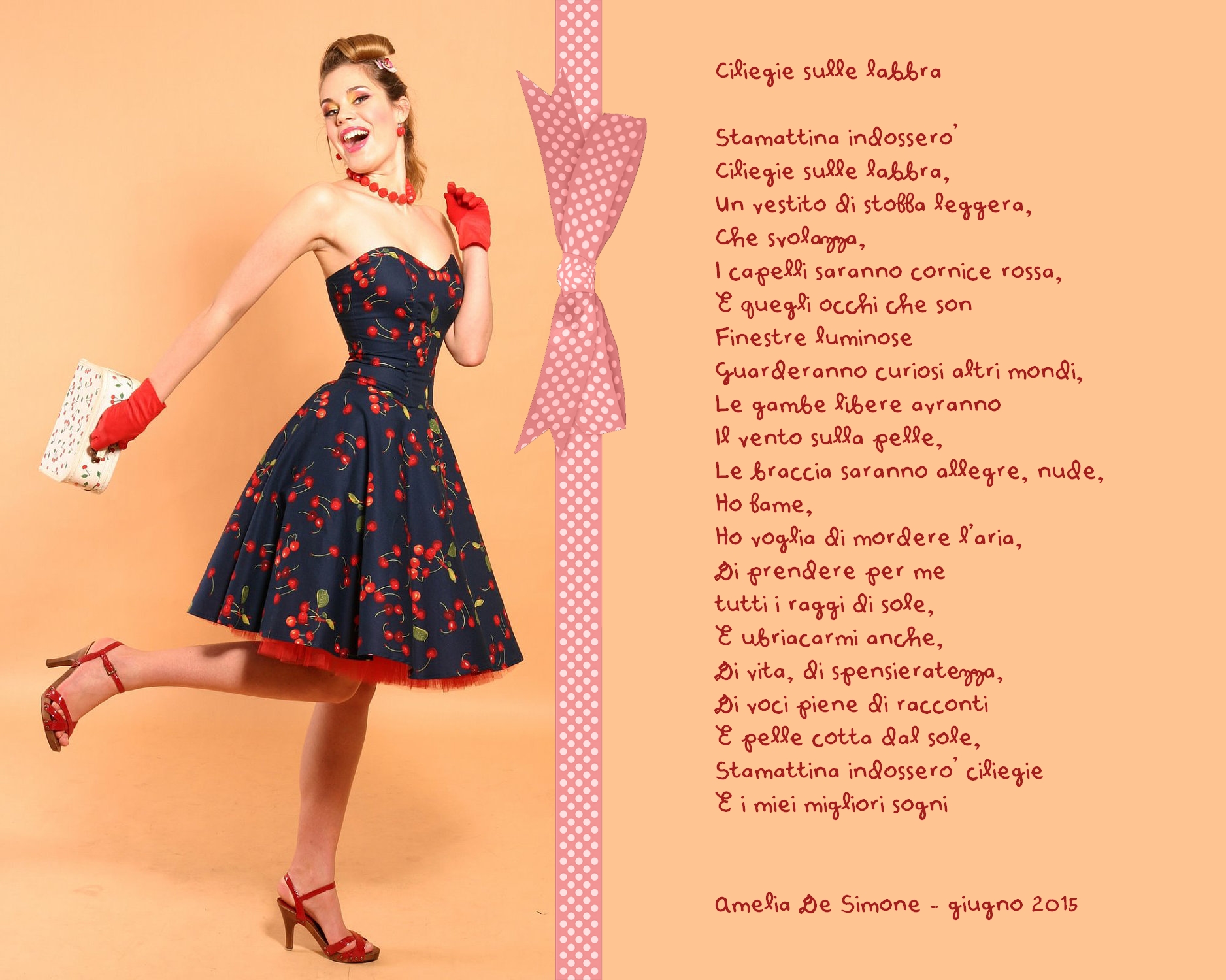 Ciliegie sulle labbra